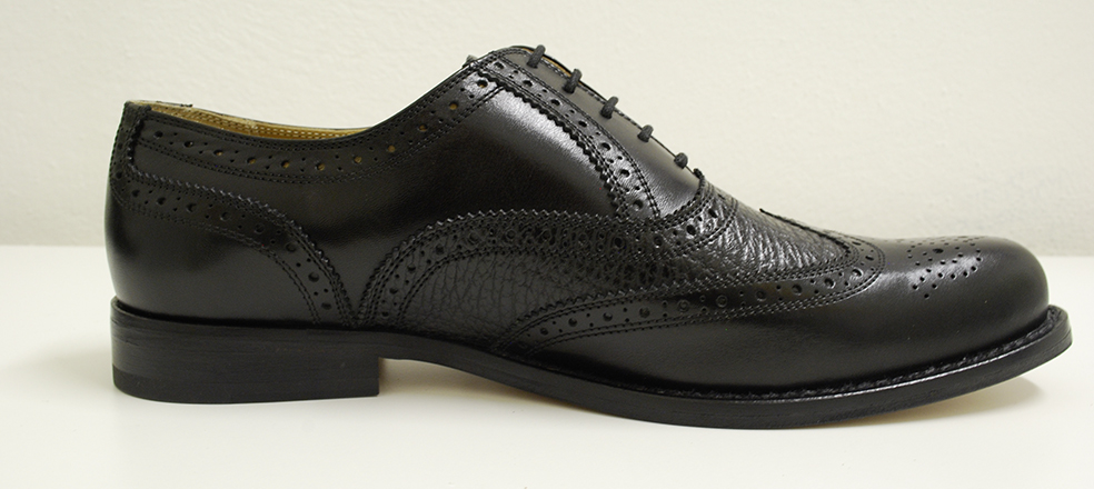 Herrenschuh Rindsleder Haifischleder